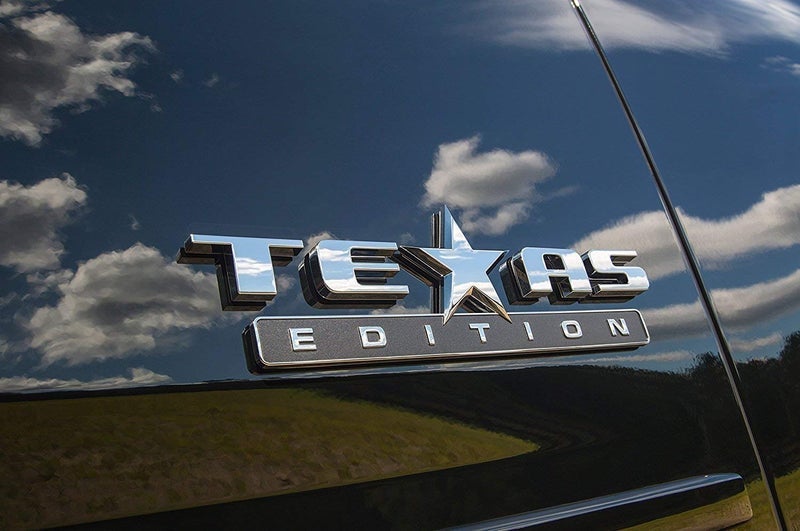 Muzzys (Set of Two) Chrome and Black Texas Edition 3M Stick On Emblem Badge FITS GMC Sierra Chevy Silverado Sierra Suburban Tahoe Ford F150 Dodge Ram Nissan Titan Truck - Image 3